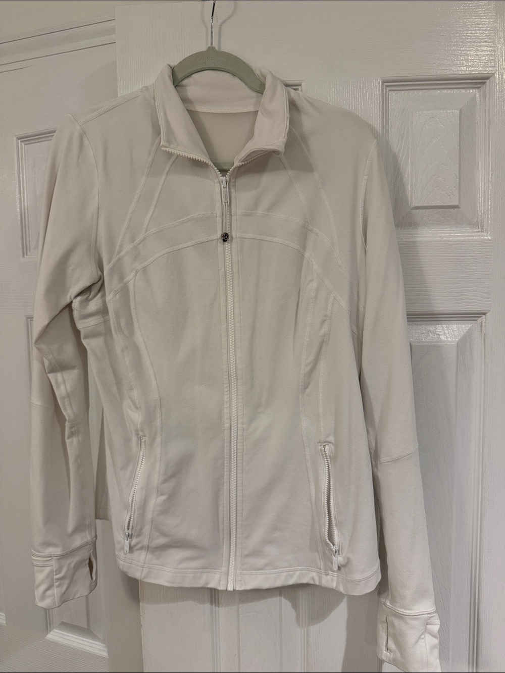 Women’s White Lululemon Define Zip-up